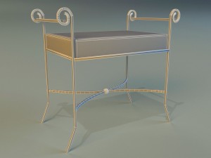 banquette classic 3D Model
