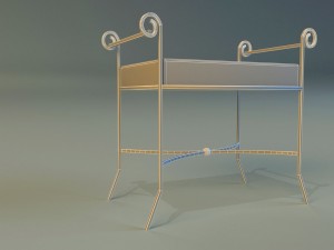 banquette classic 3D Model
