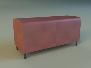 banquette leather 3D Model