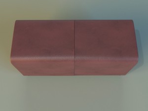 banquette leather 3D Model
