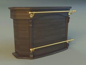 bar of wood 3D Model