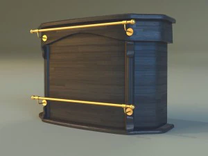 bar of wood 3D Model