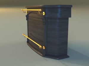 bar of wood Modèle 3D
