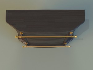 bar of wood Modèle 3D