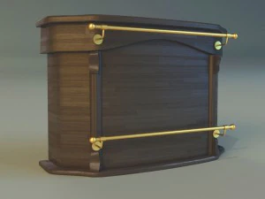 bar of wood 3D Model