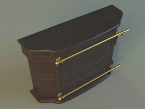 bar of wood 3D Model