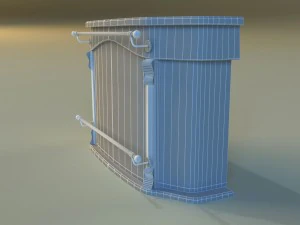 bar of wood 3D Model