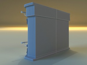 bar of wood Modèle 3D