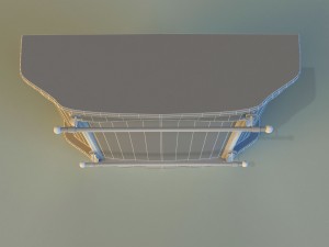 bar of wood Modèle 3D