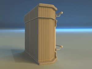 bar of wood Modèle 3D