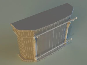bar of wood 3D Model
