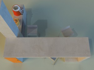 bar in the art nouveau style 3D Model