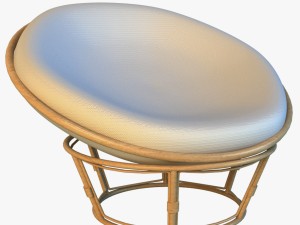 rattan chairs 3D Model