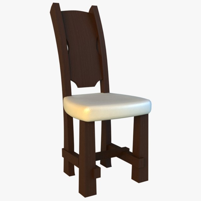 chair old style 3D 模型 .c4d .max .obj .3ds .fbx .stl .blend 