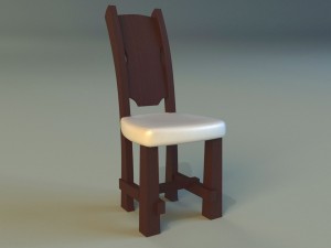 chair old style 3D 模型