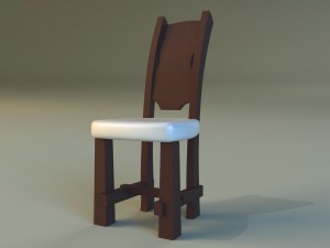 chair old style 3D 模型