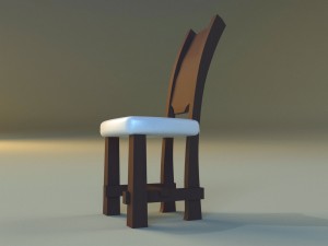 chair old style 3D 模型