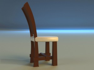 chair old style 3D 模型