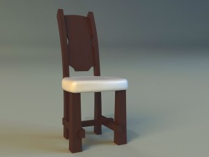 chair old style 3D 模型
