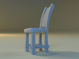chair old style 3D 模型