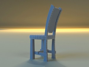 chair old style 3D 模型