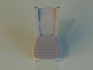chair old style 3D 模型