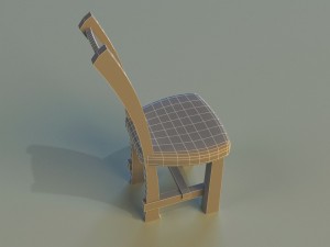 chair old style 3D 模型