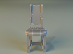 chair old style 3D 模型