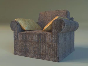 armchear velor 3D Model