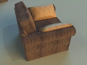 armchear velor 3D Model