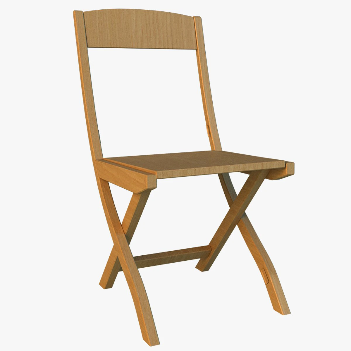chair folding 3D Model .c4d .max .obj .3ds .fbx .stl .blend 