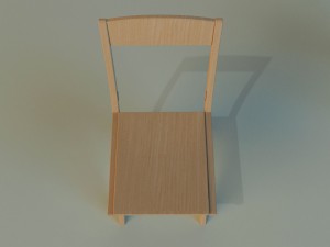 chair folding Modello 3D
