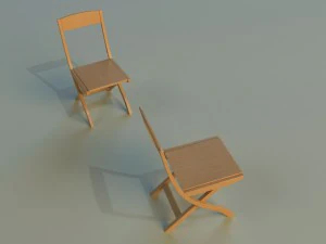 chair folding 3D Model