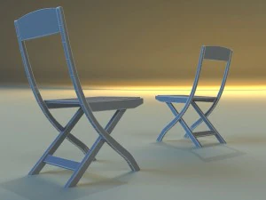 chair folding 3D Model