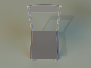 chair folding Modello 3D