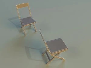 chair folding 3D Model