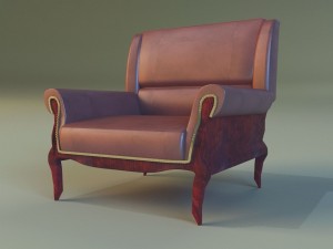 armchair ancient 3D मॉडल