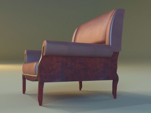armchair ancient 3D मॉडल
