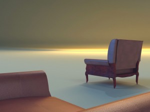 armchair ancient 3D मॉडल