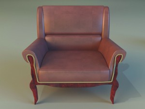 armchair ancient 3D मॉडल