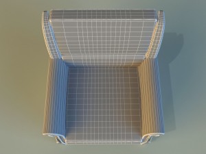 armchair ancient 3D मॉडल