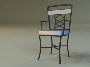 chair metal kitchen 3D Model