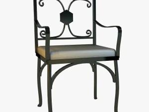 Stuhl Metallk&uuml;che II 3D Modell