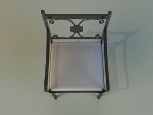 chair metal kitchen ii 3D-Modell