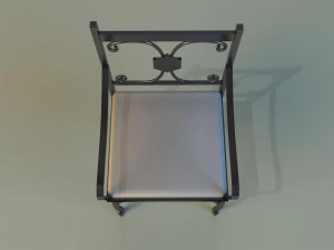 chair metal kitchen ii 3D Model