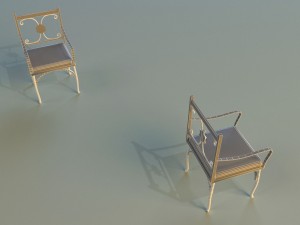 chair metal kitchen ii 3D-Modell