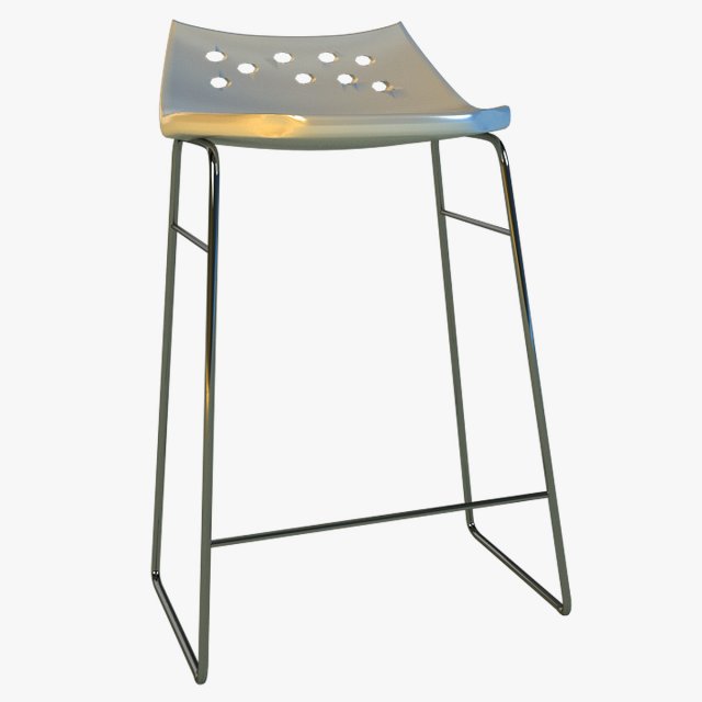 bar stool modern Model 3D .c4d .max .obj .3ds .fbx .stl .blend