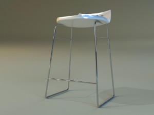 bar stool modern Model 3D
