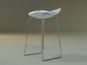 bar stool modern Model 3D