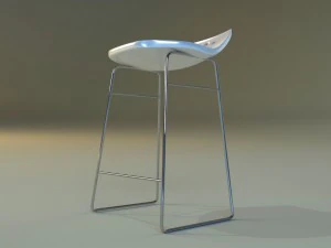 bar stool modern 3D Model